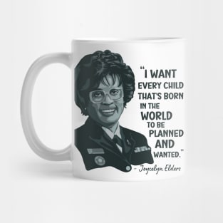 Joycelyn Elders Portrait and Quote Mug